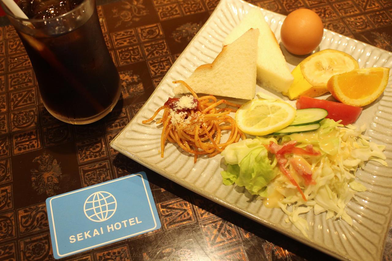 Sekai Hotel Ayame Ōsaka Extérieur photo